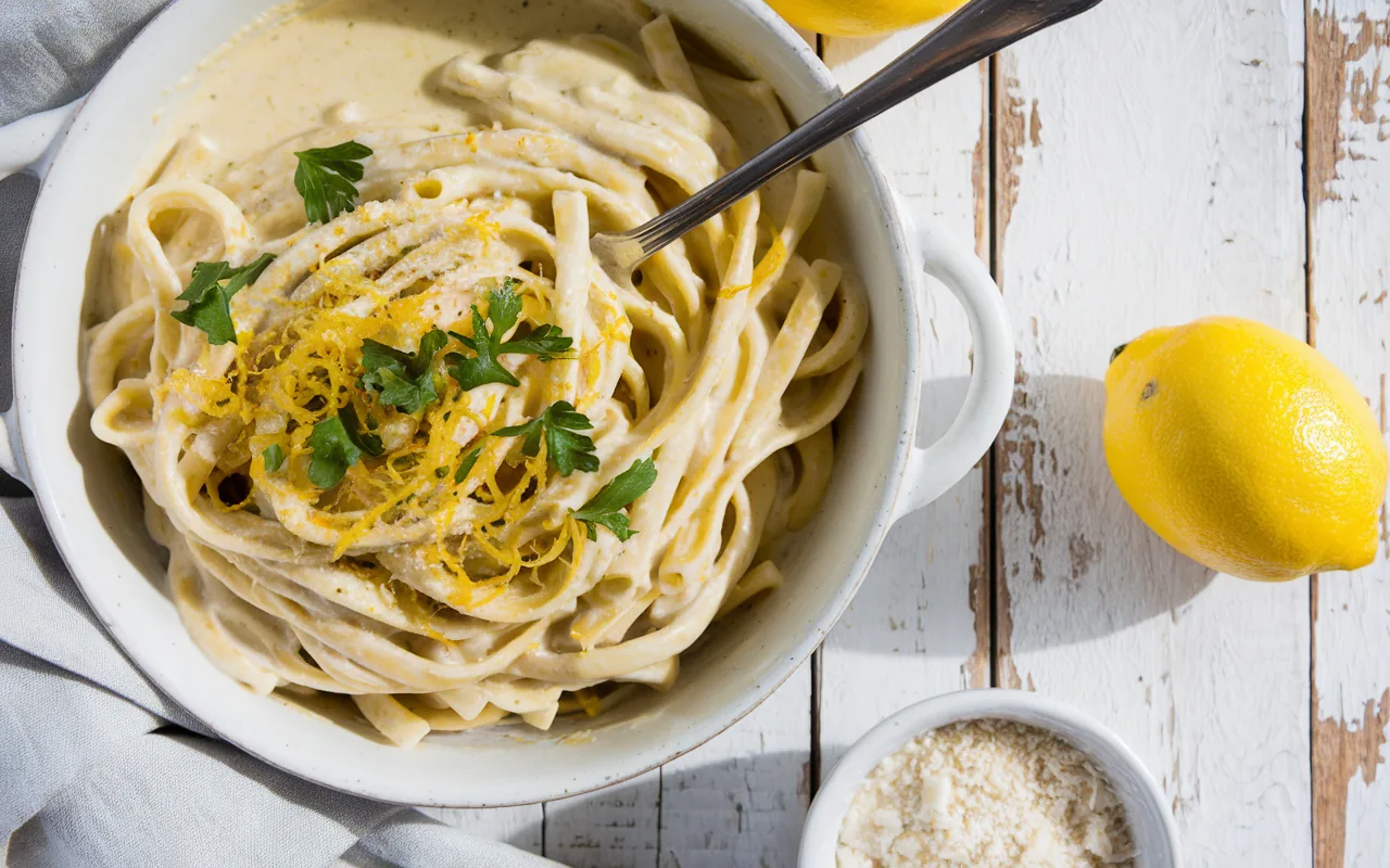 Zitronenpasta : das kleine Detail, das plötzlich alles verändert